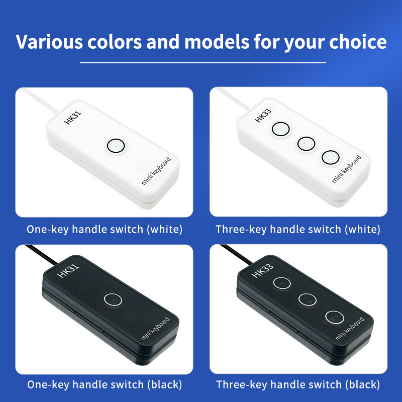 PCsensor USB Custom Multi-function Mini Keyboard for Recorder Video Game Office Work Copy and Paste Shortcuts