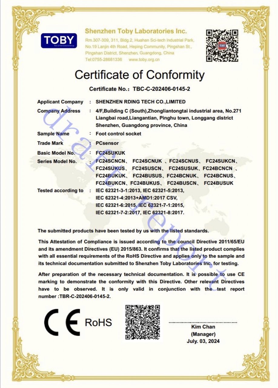 FC24 ROHS Certificate