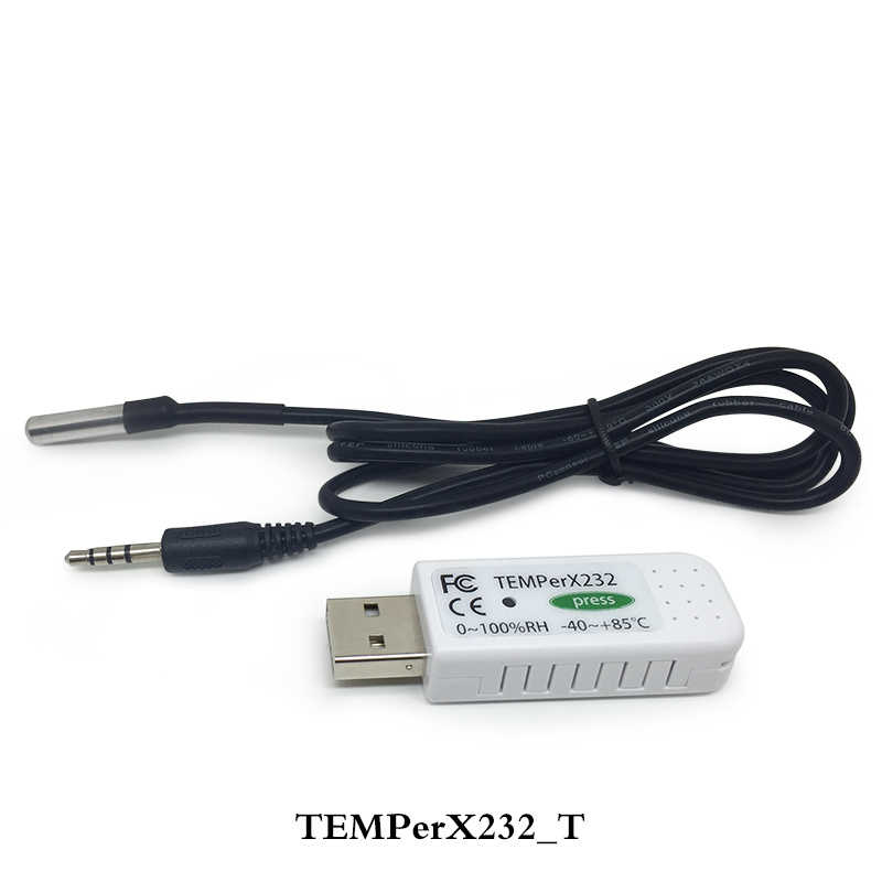 PCsensor USB hygrometer data logger(TEMPerX232_T)with outer temperature sensor