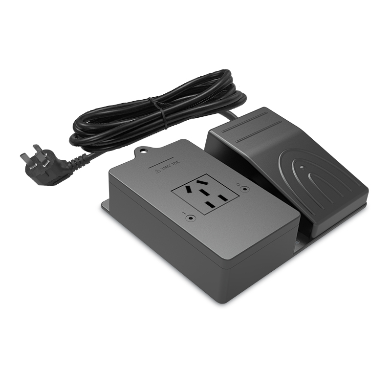 Foot-Controlled Power Socket with China, UK, and US Standard Sockets Foot Pedal Switch